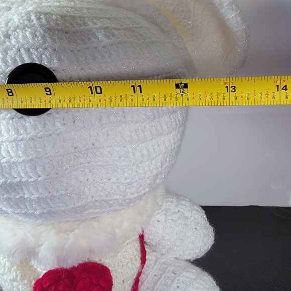 HANDMADE Crochet Bunny Rabbit‎ w/ Button Eyes Stuffed Plush Animal 14 in - Picture 12 of 12